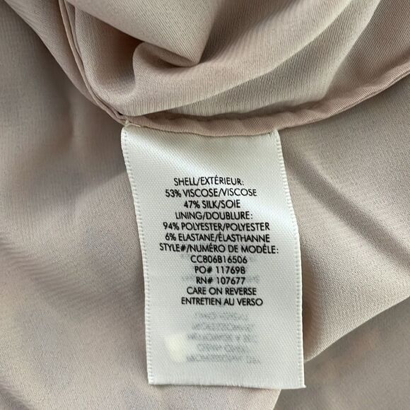 ALICE + OLIVIA‎ cheetah print silk blend wrap dress puff sleeves lined size 6 - Picture 12 of 16